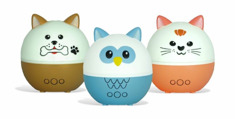 Airbi PET HOO - dětský aroma difuzér s možností osvětlení - sova