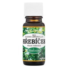 Saloos - Hřebíček - 100% přírodní esenciální olej 10ml
