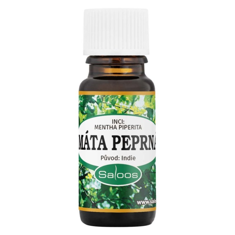 Saloos - Máta peprná - 100% přírodní esenciální olej 10ml
