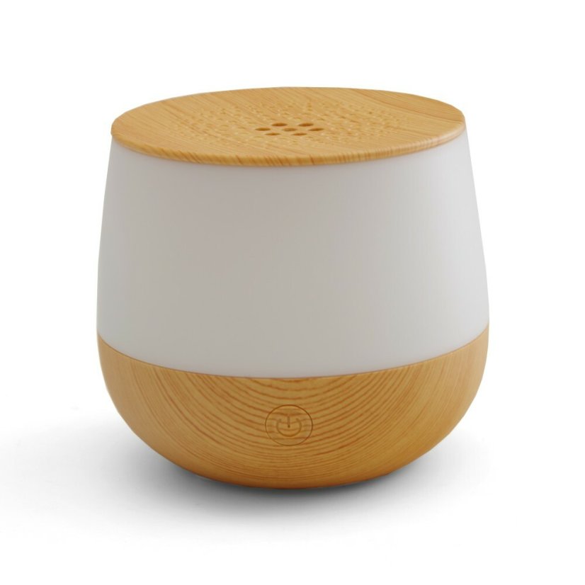 Aroma difuzér s možností osvětlení Airbi LOTUS - světlé dřevo