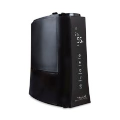 Ultrazvukový zvlhčovač vzduchu s ionizátorem a možností aromaterapie Airbi TWIN - černý