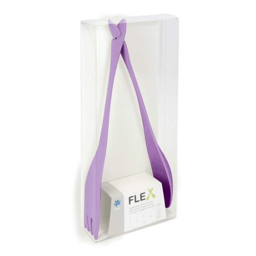Contento designový nylonový příbor Flex - fialový