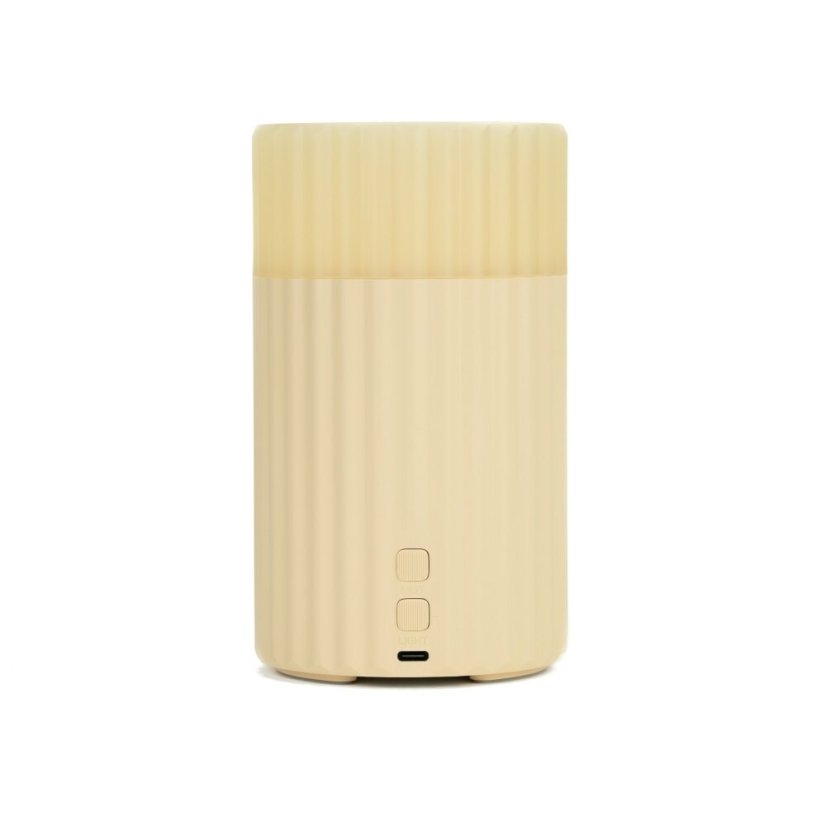 Airbi CANDLE - aroma difuzér se světelným efektem hořící svíčky béžový