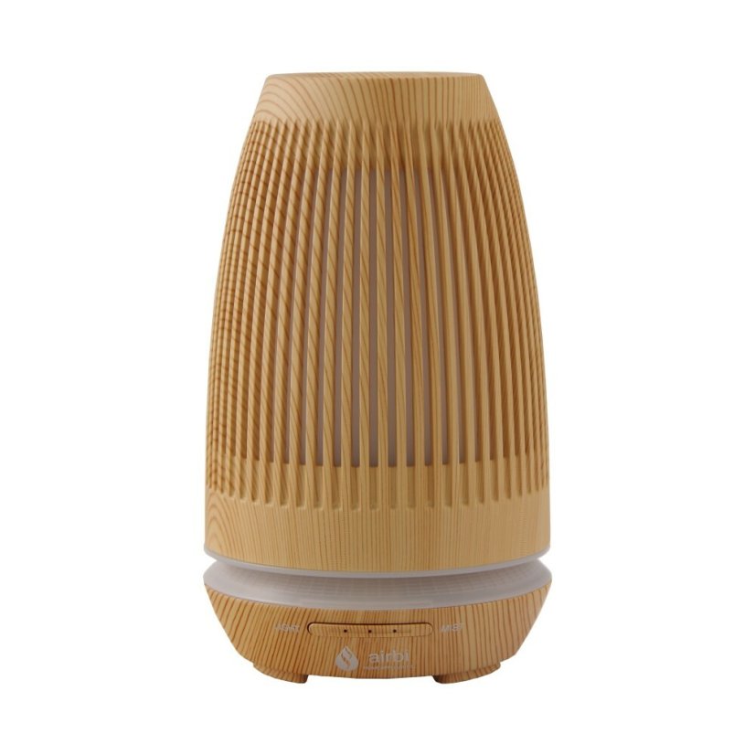 Aroma difuzér s možností osvětlení Airbi SENSE - světlé dřevo