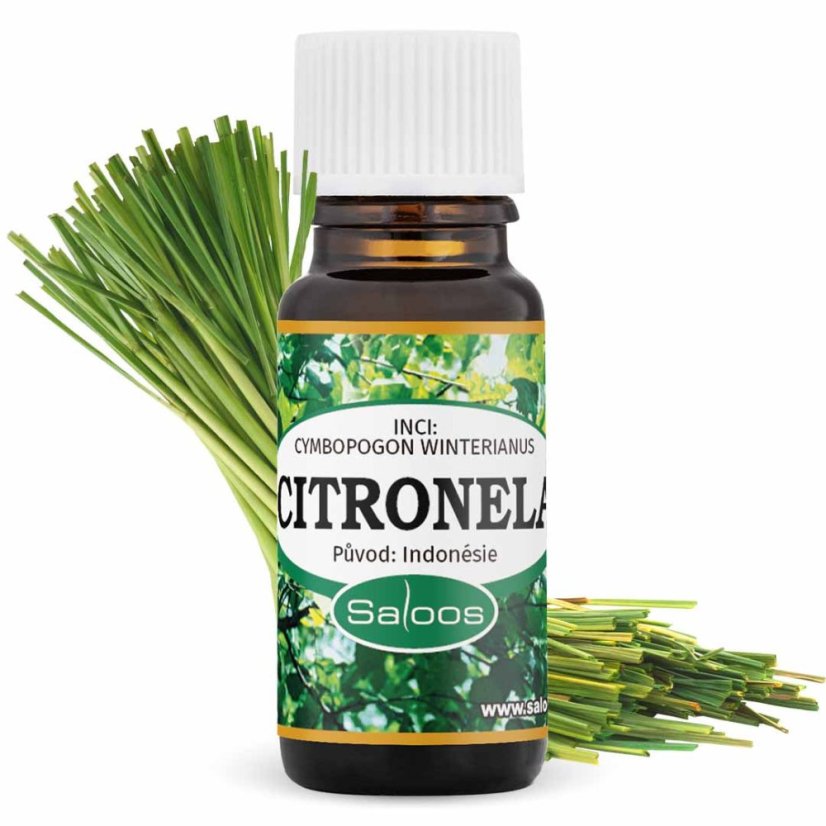 Saloos - Citronela  - 100% přírodní esenciální olej 10ml