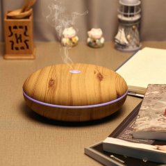 Airbi MAGIC - aroma difuzér s možností osvětlení - světlé dřevo