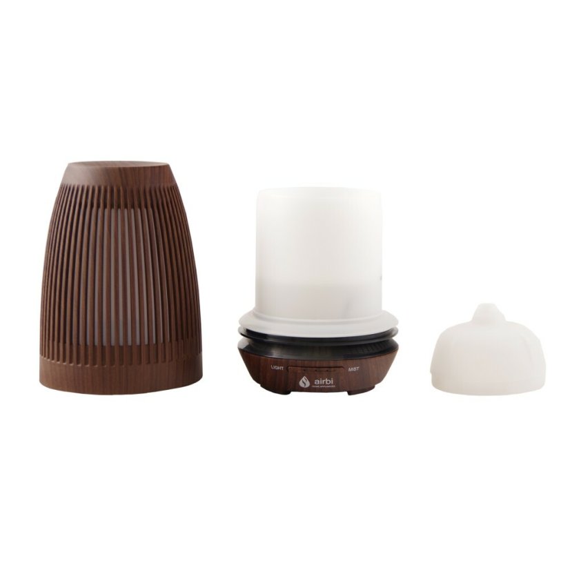 Airbi SENSE - aroma difuzér s možností osvětlení - tmavé dřevo