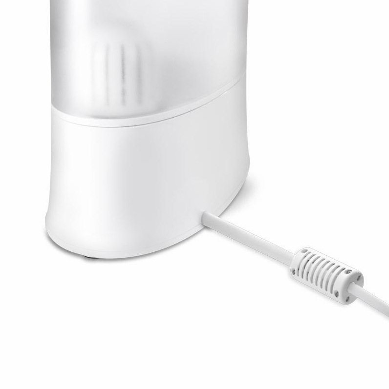 Airbi TWIN - ultrazvukový zvlhčovač vzduchu s ionizátorem a možností aromaterapie - bílý - 2. jakost