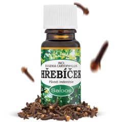 Saloos - Hřebíček - 100% přírodní esenciální olej 10ml