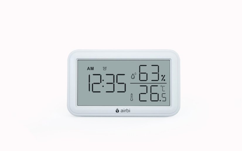 Pokojový teploměr a vlhkoměr Airbi INDOOR - bílý