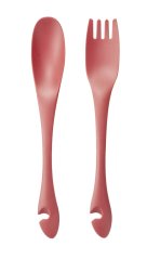 Flex - designový nylonový příbor - červený