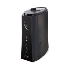 Airbi TWIN - ultrazvukový zvlhčovač vzduchu s ionizátorem a možností aromaterapie - černý