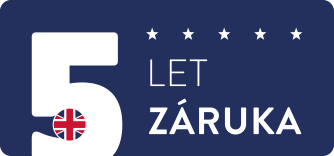 Nadstandardní záruka 5 roků