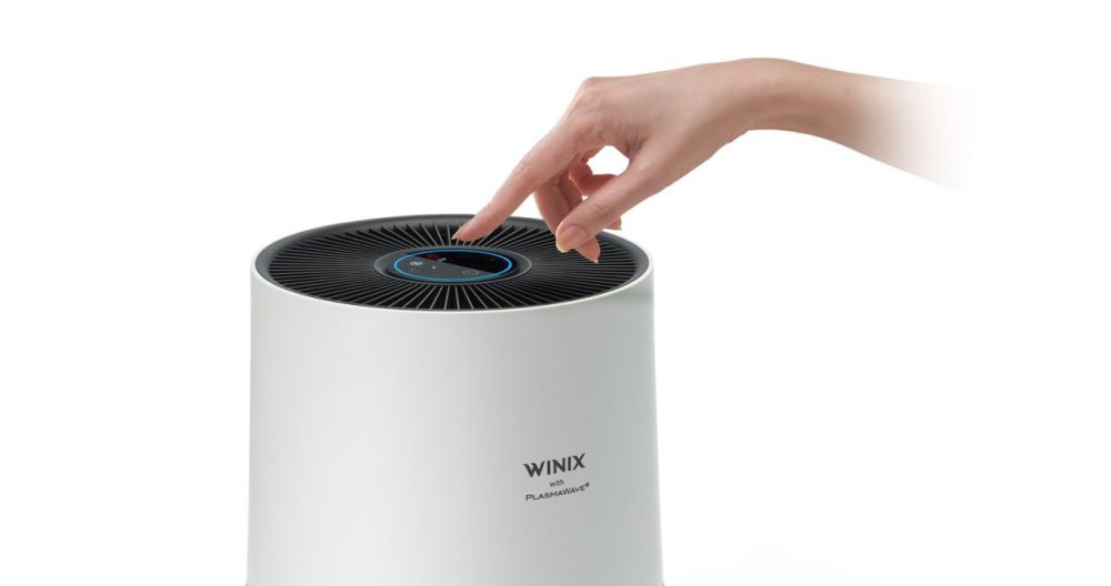 Jednoduché ovládání čističky a indikace prašnosti ve vzduchu