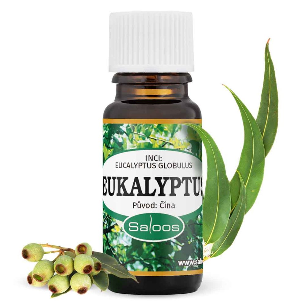 Levně Saloos - Eukalyptus - 100% přírodní esenciální olej 10ml