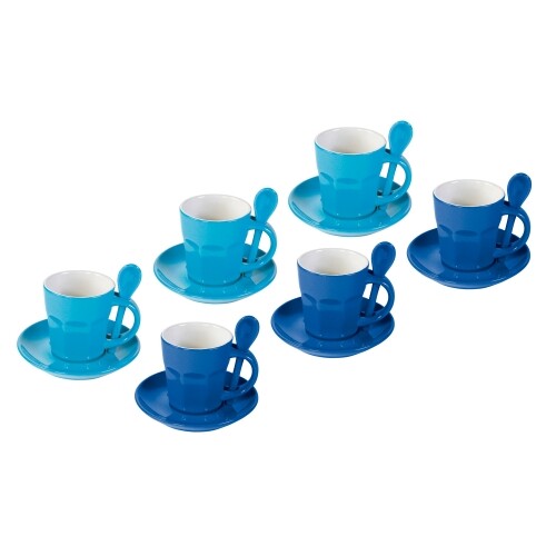 Levně Contento servírovací set na kávu Intermezzo Espresso (modrá)