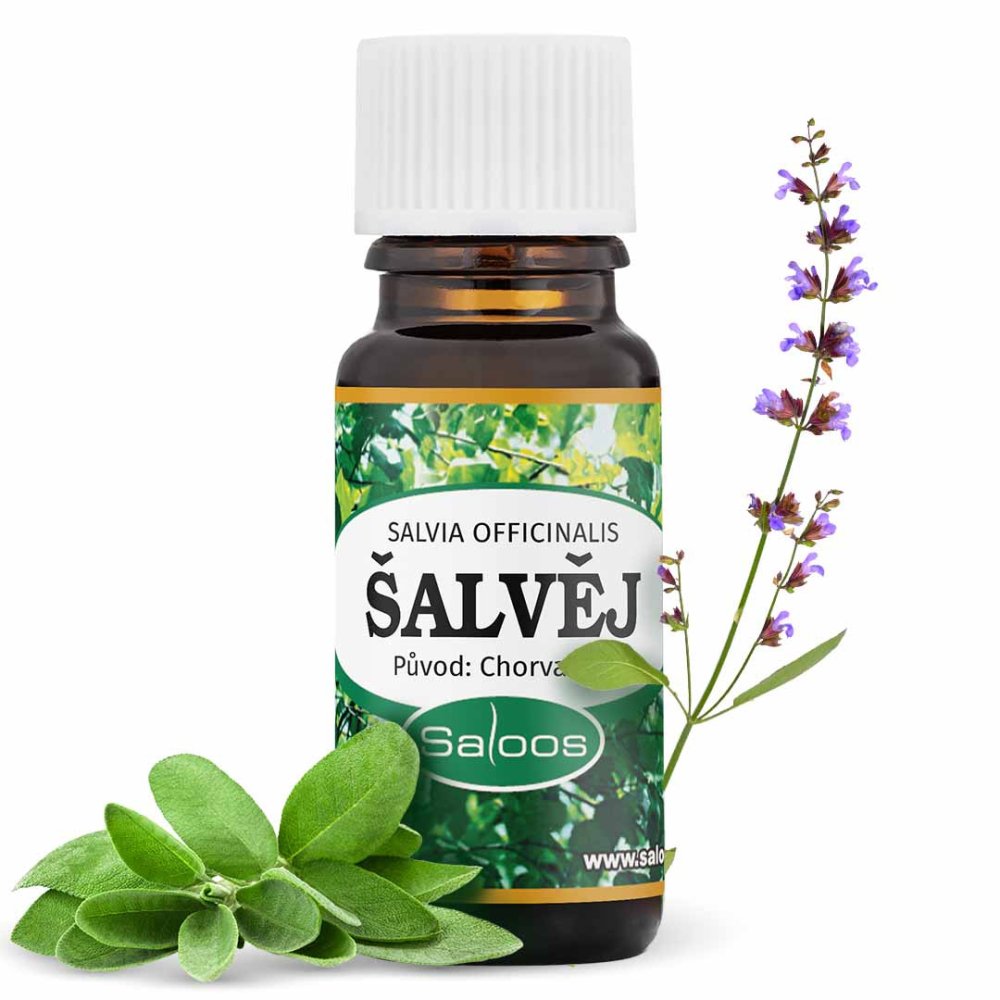 Levně Saloos - Šalvěj - 100% přírodní esenciální olej 10ml